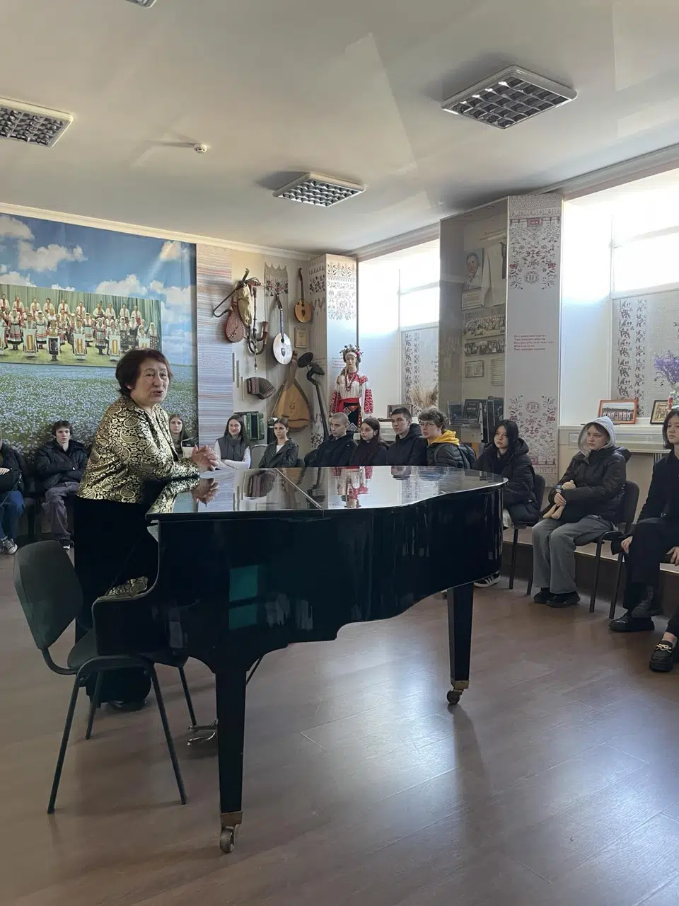«А льон цвіте синьо-синьо…»