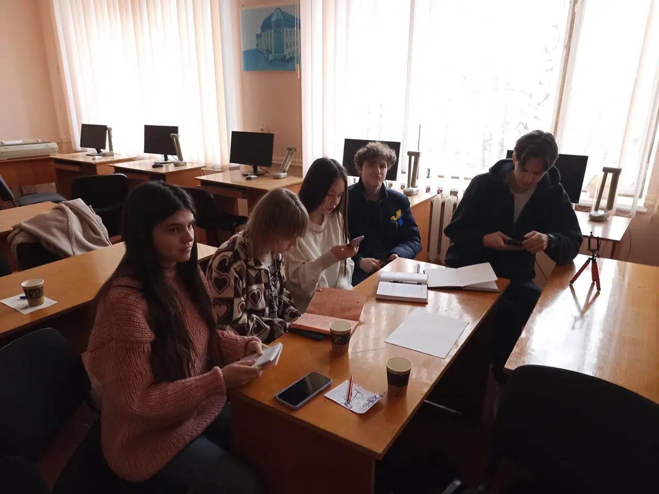 Заняття в студентському дебетному клубі «Вільна думка»