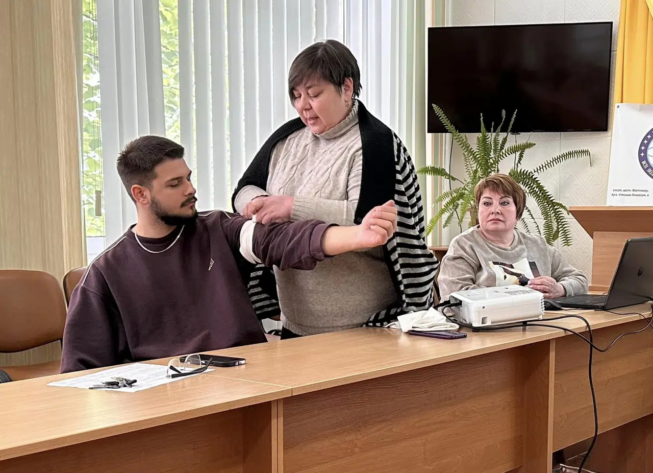 Тренінг з першої домедичної допомоги